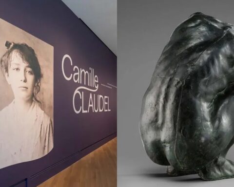 Camille Claudel Exhibit and Sculpture Split Publicity H 2024